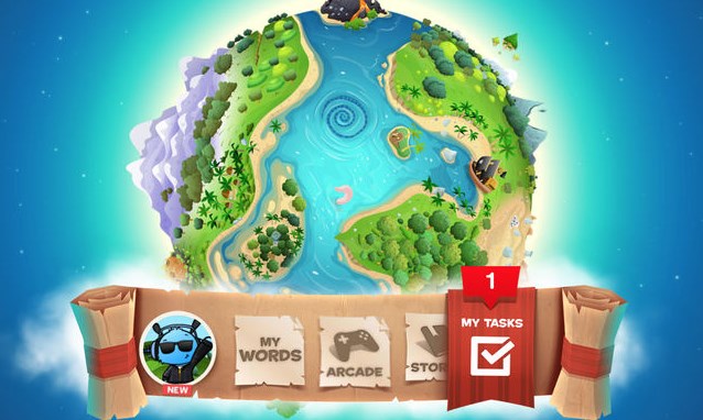 Các tính năng có trên bản tablet của Literacy Planet